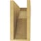 Ekena Millwork 6"W x 18"D x 12"H Classic Crestline Rough Cedar Woodgrain TimberThane Corbel, Primed Tan CORUR06X18X12CRERCPR - alternate 3